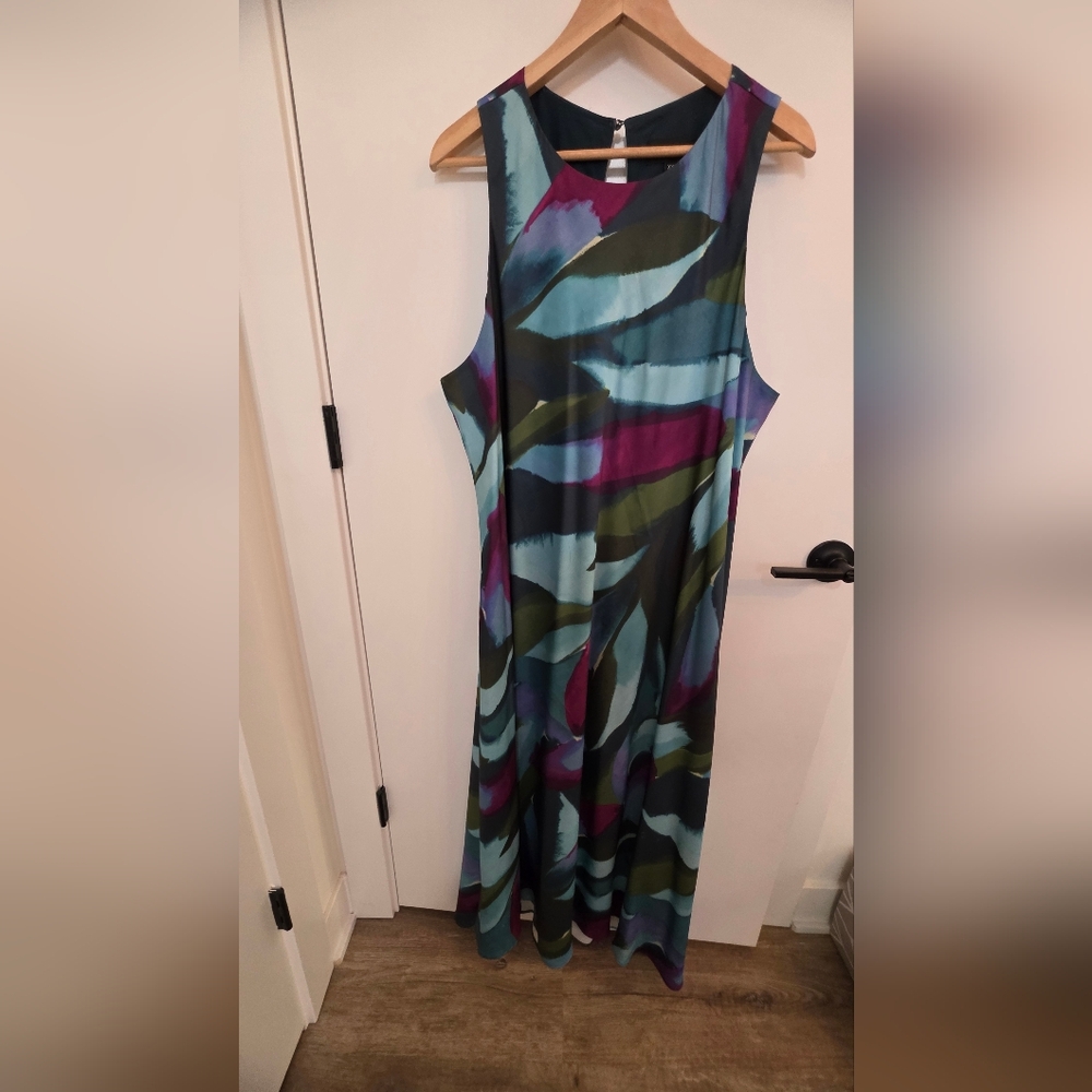 Banana Republic Vibrant Sleeveless Maxi Dress